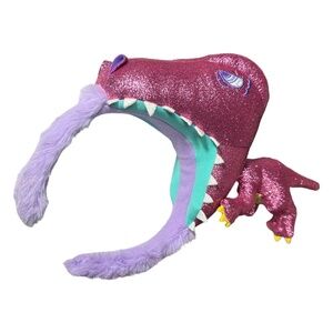 Universal Studios Jurassic World Pink Glitter Dino Bite Headband